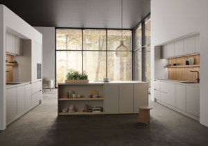 strakke keuken, witte keuken, design keuken, moderne keuken